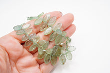 画像をギャラリービューアに読み込む, (半連/1連)ミント カイヤナイト 22cm スライス マーキスカット