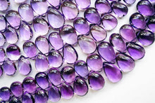 画像をギャラリービューアに読み込む, (#18-21)宝石質 アフリカン アメシスト スムース ペアシェイプ