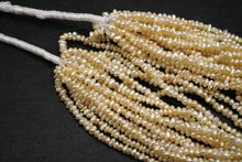 Load image into Gallery viewer, (1/4, half-strand, 1-strand) Akoya pearls from Ise-Shima, horn, poppy, untoned, natural gray