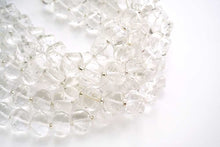 画像をギャラリービューアに読み込む, (10pcs/1連)宝石質 ロック・クリスタル ツイステッドロンデル スクリューロンデル