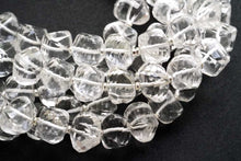画像をギャラリービューアに読み込む, (10pcs/1連)宝石質 ロック・クリスタル ツイステッドロンデル スクリューロンデル