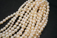 画像をギャラリービューアに読み込む, あこや真珠 15cm バロック シャンパンゴールドカラー