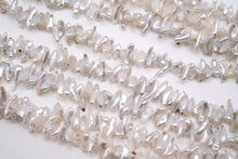 Load image into Gallery viewer, (54-65 grains per row) Iseshima Akoya Pearl Baby Pearl Baroque White Pink