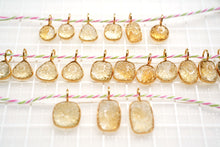 画像をギャラリービューアに読み込む, (No.1-20)宝石質 シトリン Silver925 K18GP フラワーカービング