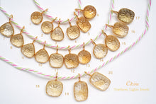 画像をギャラリービューアに読み込む, (No.1-20)宝石質 シトリン Silver925 K18GP フラワーカービング