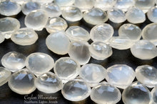 画像をギャラリービューアに読み込む, (S/M/L)宝石質 セイロン ムーンストーン ファセットマロンカット