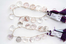 Load image into Gallery viewer, (1 row 18cm) Super Seven/Elestial Quartz Double Hole Fancy Cut