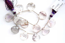 Load image into Gallery viewer, (1 row 18cm) Super Seven/Elestial Quartz Double Hole Fancy Cut