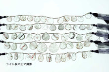 Load image into Gallery viewer, (1 row 18cm) Super Seven/Elestial Quartz Double Hole Fancy Cut