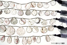 Load image into Gallery viewer, (1 row 18cm) Super Seven/Elestial Quartz Double Hole Fancy Cut