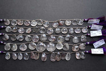 Load image into Gallery viewer, (1 row 18cm) Super Seven/Elestial Quartz Double Hole Fancy Cut