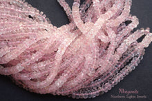 Load image into Gallery viewer, (Half Strand/1 Strand) Fine Morganite Pink Aquamarine Large Button Cut 3-6mm