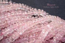 Load image into Gallery viewer, (Half Strand/1 Strand) Fine Morganite Pink Aquamarine Large Button Cut 3-6mm