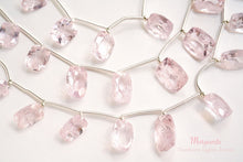 画像をギャラリービューアに読み込む, (ペア/1連)宝石質 モルガナイト ピンクアクアマリン クッションカット