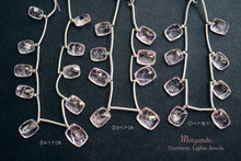 画像をギャラリービューアに読み込む, (ペア/1連)宝石質 モルガナイト ピンクアクアマリン クッションカット