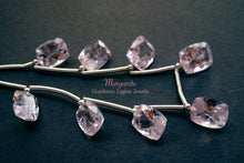 画像をギャラリービューアに読み込む, (ペア/1連)宝石質 モルガナイト ピンクアクアマリン クッションカット
