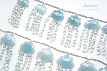 Load image into Gallery viewer, (4/6/10 grains) high quality rock crystal lozenge back carving beads rhombus