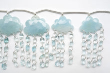 Load image into Gallery viewer, (4/6/10 grains) high quality rock crystal lozenge back carving beads rhombus