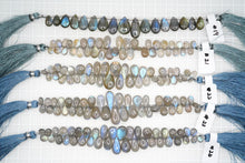 Load image into Gallery viewer, (#19-24)高品質 ラブラドライト スムース ペアシェイプ