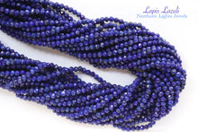 画像をギャラリービューアに読み込む, 上質 ラピスラズリ カット入り丸玉 2.4mm