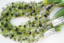 画像をギャラリービューアに読み込む, (#24-31)ルドウィジャイト イン ペリドット スムースペアシェイプ