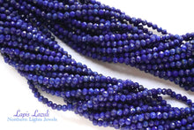 画像をギャラリービューアに読み込む, 上質 ラピスラズリ カット入り丸玉 2.4mm