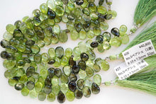 画像をギャラリービューアに読み込む, (#24-31)ルドウィジャイト イン ペリドット スムースペアシェイプ