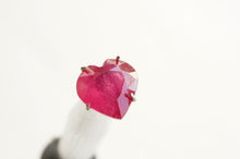 画像をギャラリービューアに読み込む, (1粒売り)天然ルビー ルース ハートシェイプ ファセットカット 9.5-10mm 穴無し - Northern Lights Jewels