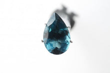 画像をギャラリービューアに読み込む, (a~d)大粒ロンドンブルートパーズ ルース10×10×6mm ペアシェイプカット ファセットカット 穴無し - Northern Lights Jewels