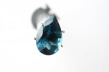 画像をギャラリービューアに読み込む, (a~d)大粒ロンドンブルートパーズ ルース10×10×6mm ペアシェイプカット ファセットカット 穴無し - Northern Lights Jewels