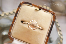 画像をギャラリービューアに読み込む, 上質オレゴンサンストーン K18ピンクゴールド 12号 華奢リング