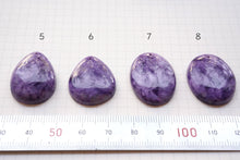 Load image into Gallery viewer, (Grain Selling) High Quality Charoite Cabochon Perforated Top