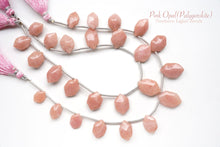 Load image into Gallery viewer, (13-14 grains per row) Fine pink opal Smooth Trillion/Hexagon