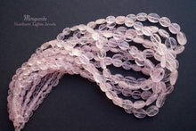 画像をギャラリービューアに読み込む, (1連サイズグラデーション)高品質モルガナイト ピンクアクアマリン スムースオーバル