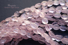 画像をギャラリービューアに読み込む, (1連サイズグラデーション)高品質モルガナイト ピンクアクアマリン スムースオーバル