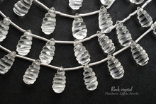 Load image into Gallery viewer, (10 grains per row) High quality rock crystal shell conch carving