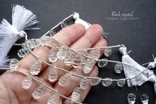 Load image into Gallery viewer, (10 grains per row) High quality rock crystal shell conch carving