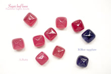 Load image into Gallery viewer, (Grain) Glass Filled Ruby/Sapphire Sugar Loaf Loose