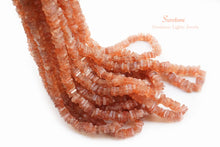 画像をギャラリービューアに読み込む, (1連36cmS/M) サンストーン ヘイシビーズ スクエアロンデル