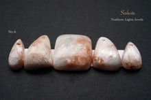 Load image into Gallery viewer, (No.1-12) Large Scolesite Cabochon Beads Fancy Shape Mix