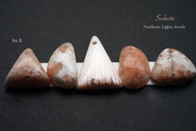 Load image into Gallery viewer, (No.1-12) Large Scolesite Cabochon Beads Fancy Shape Mix