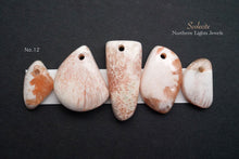 Load image into Gallery viewer, (No.1-12) Large Scolesite Cabochon Beads Fancy Shape Mix
