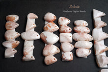 Load image into Gallery viewer, (No.1-12) Large Scolesite Cabochon Beads Fancy Shape Mix