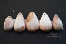 画像をギャラリービューアに読み込む, (a-p)大粒スコレサイト カボションビーズ ペアシェイプ