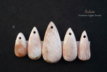 画像をギャラリービューアに読み込む, (a-p)大粒スコレサイト カボションビーズ ペアシェイプ