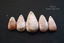 画像をギャラリービューアに読み込む, (a-p)大粒スコレサイト カボションビーズ ペアシェイプ