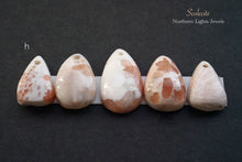 画像をギャラリービューアに読み込む, (a-p)大粒スコレサイト カボションビーズ ペアシェイプ