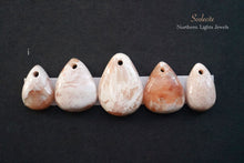 画像をギャラリービューアに読み込む, (a-p)大粒スコレサイト カボションビーズ ペアシェイプ