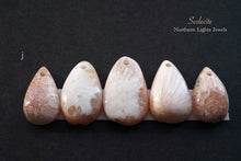 画像をギャラリービューアに読み込む, (a-p)大粒スコレサイト カボションビーズ ペアシェイプ