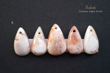 画像をギャラリービューアに読み込む, (a-p)大粒スコレサイト カボションビーズ ペアシェイプ